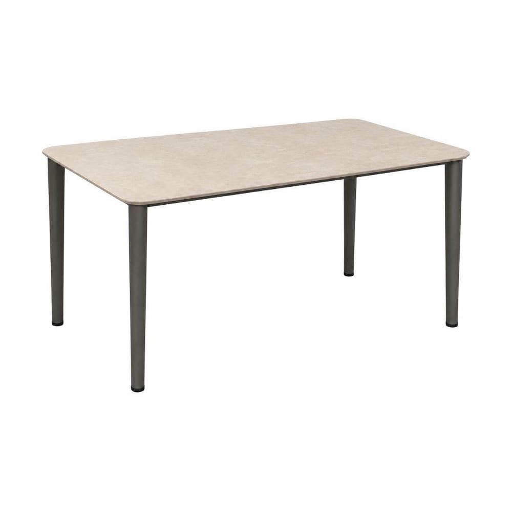 Aluminium tuintafel met sintered stone blad